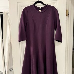 Marni eggplant wool dress size 46